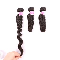Cabelos Cheveux Humains 10a Lâche Vague Profonde Bundles Cuticule Brut Cheveux Alignés Non Transformés Vierge Vietnam Bundles Vague Lâche
