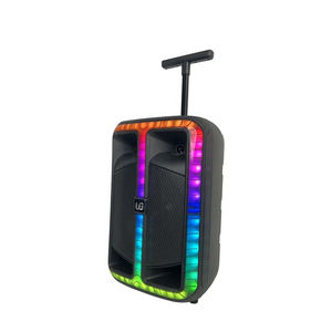 Altavoz inalámbrico de 12 pulgadas para sistema de karaoke 5.0 con 1 micrófono, luces LED RGB, batería de 20W y 3600mAh, portátil para exteriores. - Product Image 1