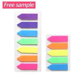 Customized Eco Friendly Plastic Removable bookmark Sticky Note Colorful Transparent PET Sticky Notes