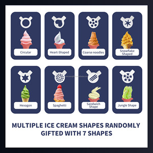 Máquina de helados y granizados de 55L/H, máquina de helado suave de pie con preenfriamiento, máquina de helado softy - Product Image 6