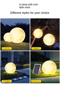 Flottant Orb lampe de poche 16 changements de couleur fête LED boule lampe éclairage forme ronde LED élèvent des lumières boule LED solaire - Product Image 2