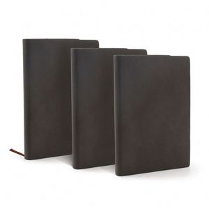 Customizable A5 Softcover PU Designed Notebook Leather Cover Journal With Embossed Logo - Product Image 4