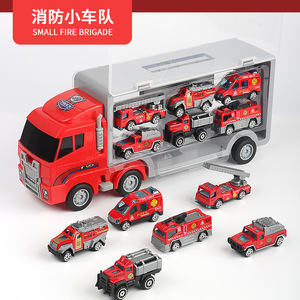 Camión <span class=keywords><strong>de</strong></span> Bomberos <span class=keywords><strong>de</strong></span> Juguete con Catapulta <span class=keywords><strong>de</strong></span> Aleación, Simulación <span class=keywords><strong>de</strong></span> Contenedor <span class=keywords><strong>de</strong></span> Almacenamiento, Diversión Infantil, Venta al Por Mayor - Product Image 3