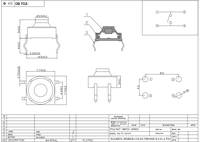 Interrupteur tactile souple en nylon 7,8x7,8 mm TC-00107, 4 broches, à montage traversant DIP, bouton-poussoir carré 12V 0,5A pour PCB