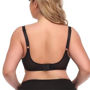 Logo personalizzato Sexy <span class=keywords><strong>donna</strong></span> Plus Size reggiseno Push up a copertura completa reggiseno senza fili trasparente <span class=keywords><strong>balconcino</strong></span> sfoderato intimo - Product Image 4