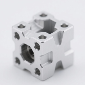 Usinage de tournage CNC personnalisé Pièces de suppresseur en aluminium 6061 7075 en acier inoxydable - Product Image 3