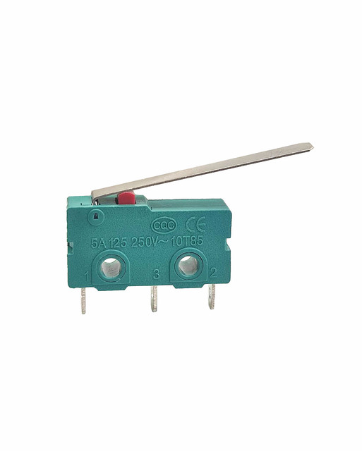 KW3 T125 Momentary Long Arm Micro Switch With Solder Terminal 5(2)A 125/250V