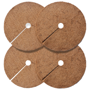 Tapis <span class=keywords><strong>de</strong></span> protection en tissu Non tissé dégradable fournitures <span class=keywords><strong>de</strong></span> jardin pour couverture <span class=keywords><strong>de</strong></span> plante barrière contre les mauvaises herbes arbre paillis anneau rond tapis <span class=keywords><strong>de</strong></span> coco - Product Image 1