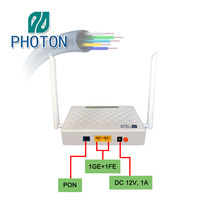Ftth fibra 1ge + 1fe + wifi + gpon onu router PTF2202W