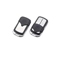 Télécommande universelle pour porte de garage à 4 boutons, 433 MHz, en alliage de zinc, avec bouton poussoir, verrouillage/déverrouillage, apprentissage/réglage, pile AAA