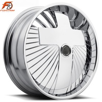 Jantes forgées personnalisées de 20, 22, 24, 26 pouces avec centre flottant 6061-T6, jantes de luxe pour SUV Cadillac CT5 CT6 Chevrolet Caprice