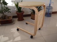 Nouveau style K/D Table basse en bois courbé