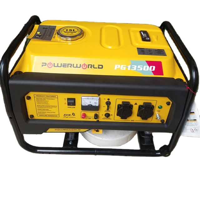 3KW 4-Stroke Open Frame Gasoline Generator Manual/Electric Start Single Phase 50Hz Genset for Home Use