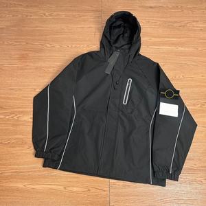 <span class=keywords><strong>Veste</strong></span> technique imperméable et respirante en tissu <span class=keywords><strong>Stone</strong></span> pour <span class=keywords><strong>homme</strong></span>, idéale pour la randonnée en extérieur, avec capuche amovible, coupe-vent printemps-automne - Product Image 5