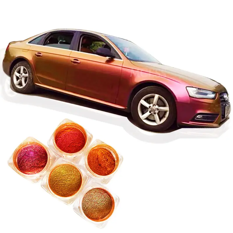 Brand Mcess FREE SAMPLES color changing shifting car colour coating powder car pigments