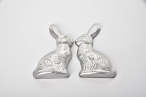 Forme 3D moderne grand décor vacances lapin étain personnalisé Pâques traiter boîte en métal nouvelle impression offset promotionnelle - Product Image 6