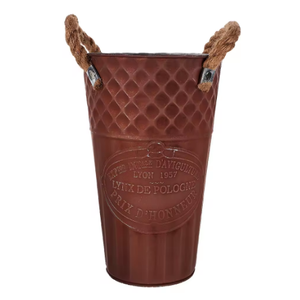 Bouquet rétro fleur seau Vintage Vase métal pour fleurs Arrangement petits Vases décor mariage fleuriste <span class=keywords><strong>jardin</strong></span> - Product Image 1