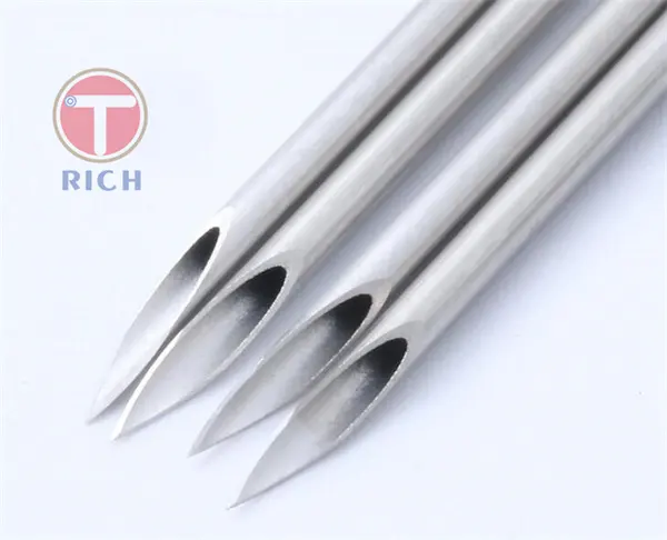 0.05mm 3mm 12mm Micro 304 316 SS Stainless Steel Capillary Tube Medical Tubes