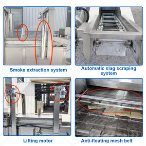 Máquina Industrial ORME para Freír Nuggets <span class=keywords><strong>de</strong></span> <span class=keywords><strong>Pollo</strong></span> y Cebolla, Freidora Automática <span class=keywords><strong>de</strong></span> Chips <span class=keywords><strong>de</strong></span> Plátano, Freidora <span class=keywords><strong>de</strong></span> Falafel - Product Image 4