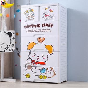60*40*113CM 5-capa de perro de los niños de plástico armario de <span class=keywords><strong>ropa</strong></span> - Product Image 1