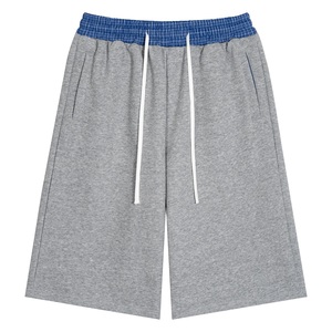 Nouveaux shorts de <span class=keywords><strong>sport</strong></span> pour hommes du fabricant OEM, détails à carreaux, pantalons de survêtement, style hip-hop urbain, coupe ample, shorts d'été, logo personnalisé, pantalons baggy - Product Image 5