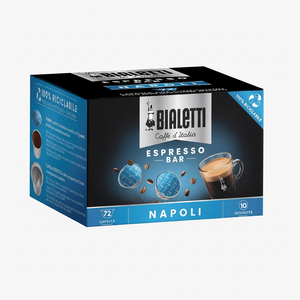 Set Multiblock Bialetti Napoli 72 Capsule in Alluminio e Metallo Usa e Getta con Gusto Intenso 0,25g/Capsula - Product Image 2