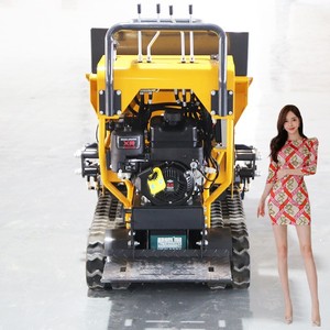 รถดัมพ์ตีนตะขาบขนาดเล็ก 750 กก. สำหรับสวน ราคาประหยัด ได้รับการรับรองมาตรฐาน CE พร้อมสำหรับงานคอนกรีต - Product Image 3