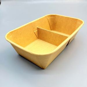 Bol en papier couché en pâte vierge, résistant à l'huile, pour salade de fruits 150-320GSM - Product Image 1