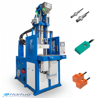 Machine de moulage par injection verticale hydraulique pour composants de capteurs en ABS et PET, fourniture d'usine