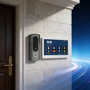 <span class=keywords><strong>Sonnette</strong></span> vidéo de villa avec caméra, connexion longue portée 10 pouces, double alimentation, pour immeubles de bureaux - Product Image 1