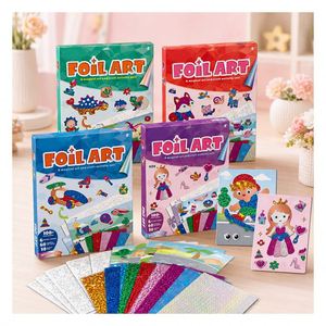 Mermaid Ocean Foil Fun Set Glittering Underwater Stickers Creative Dress up Project Party Favor Present for Girls - Product Image 5