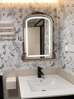 Miroir mural à cadre doré baroque vintage moderne Style design traditionnel à prix économique