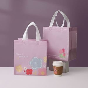 Bolsa Térmica Aislante para Alimentos, Personalizable con Logotipo, de Tela No Tejida, para Postres, Almuerzo, Comida para Llevar y Entrega a Domicilio - Product Image 1