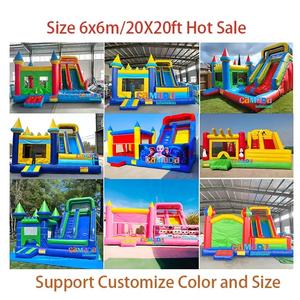 Vente flash <span class=keywords><strong>Château</strong></span> gonflable avec toboggan et <span class=keywords><strong>étoiles</strong></span> rouges et bleues en marbre, <span class=keywords><strong>château</strong></span> gonflable combiné avec toboggan - Product Image 6