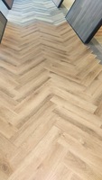 Vente en gros usine – Revêtement de sol SPC vinyle à clipser, intérieur, uni, écologique, étanche, motif chevrons, épaisseur 4-8mm, installation facile