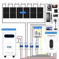 Système de stockage d'énergie domestique hors réseau MPPT 12KW 15KW 16kVA 20kVA pour famille de 3 personnes, compatible avec réfrigérateur et autres appareils électroménagers