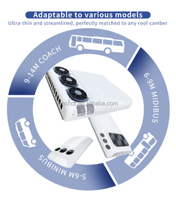 Climatiseur de toit intégré AC.154.202 pour bus touristique de 11M à 12M, unité de refroidissement 32KW, 24V 12V AC - Product Image 5