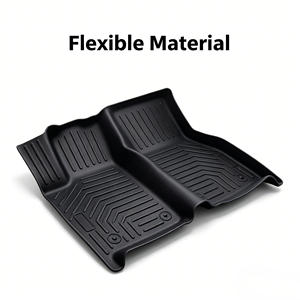 Tapetes de Piso TPE Moldeados en 3D Personalizados, Impermeables, Inodoros, de Cobertura Total para Todo Clima, Juego Completo para SUV Todoterreno Mediano - Product Image 4