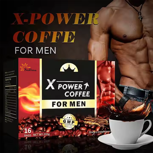 X-Power Organic <span class=keywords><strong>Maca</strong></span> Black Energy <span class=keywords><strong>Café</strong></span> instantáneo, Polvo <span class=keywords><strong>de</strong></span> sabor amargo y neutro masculino, <span class=keywords><strong>Café</strong></span> energético masculino personalizado - Product Image 2