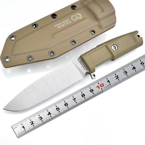 Cuchillo de Caza EDC para Exteriores ER, Acero S30V, 5.8mm de Grosor, Mango de Goma, DIY OEM, Apertura Rápida con Botón Deslizante - Product Image 5