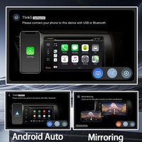 06-11 para Toyota Camry coche estéreo grande 10 \ "Pantalla táctil Android Navigator Carplay GPS TV REPRODUCTOR DE CD 2G RAM MP3 funciones Dashbo