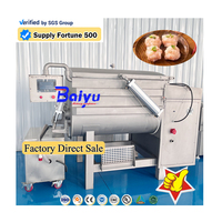 Mélangeur de viande électrique commercial Baiyu, machine automatique pour le mélange de saucisses et de légumes, certifié CE