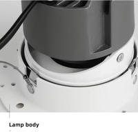 Venta caliente diseño trimless led downlight 360 cromo ajustable empotrado spot downlight 7W 9W 12W superficie montada LED luz de techo