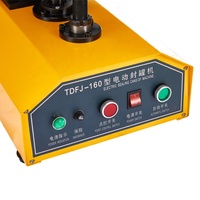 Machine semi-automatique électrique de sertissage de boîtes de conserve en aluminium pour pâte de tomate, aliments pour poissons et boissons
