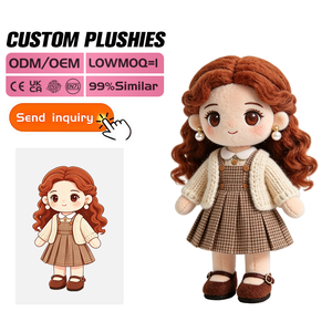 Poupée en peluche longue et douce de style campagnard personnalisée, super douce, Kawaii, produit de parc d'attractions, poupée de chiffon personnalisée, souvenir - Product Image 1