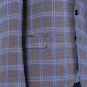 Mantel Hose Offizielle Herren Slim Fits Anzüge Plaid Jacke Casual Designer Hochzeits anzüge für Herren - Product Image 5