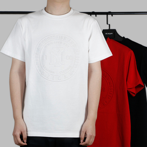 Camisetas Personalizadas Unisex para Hombre con Logotipo Impreso en 3D, Camisetas con Relieve, Camisetas Extra Grandes Lisas, Camisetas 100% Algodón con Relieve - Product Image 4