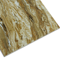 Plaque WPC 3D effet marbre UV, design étanche, pour appartement moderne et usage domestique