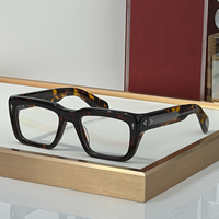 Lunettes de vue carrées en acétate faites à la main, anti-lumière bleue, monture de créateur tendance européenne pour adultes, adaptées aux visages en diamant