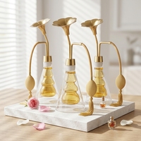 Nouvelle conception créative – Flacon testeur double couche en laiton en forme de gourde pour huiles essentielles, café, SPA et parfums – Idéal pour la beauté